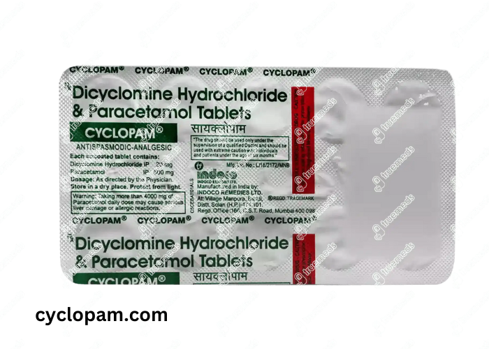 Cyclopam Dosage per Day