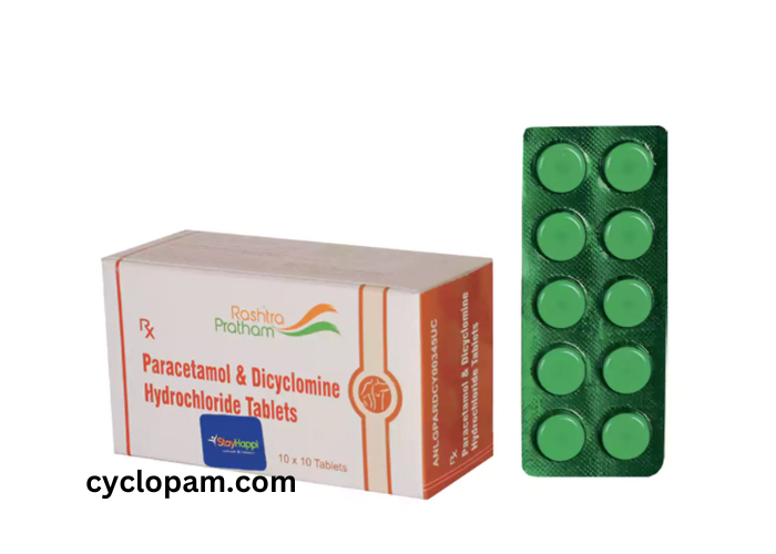 Dicyclomine Hydrochloride and Paracetamol Tablets