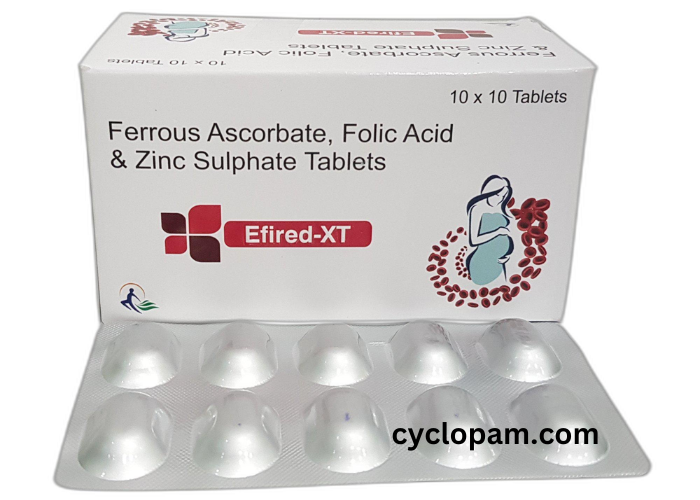 ferrous ascorbate folic acid